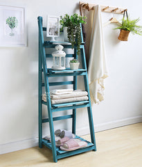 4 Tier Foldable Plant Ladder Shelf