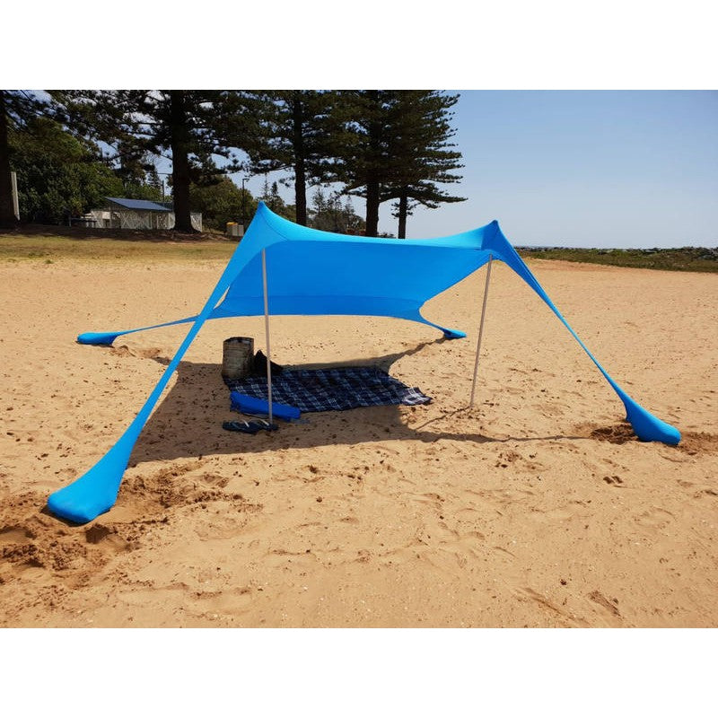 Portable sun shade beach tent shelter