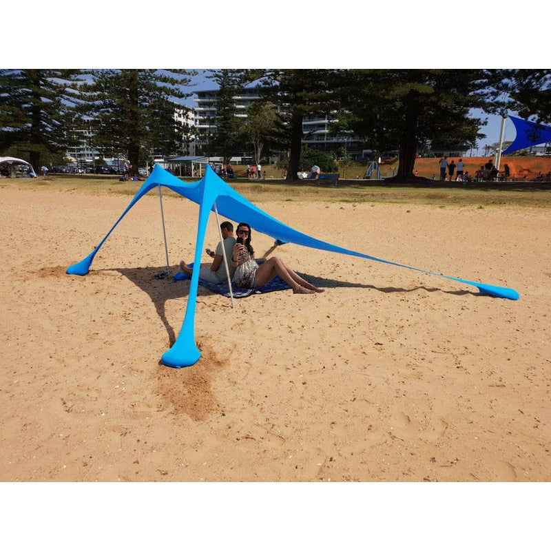 Portable sun shade beach tent shelter