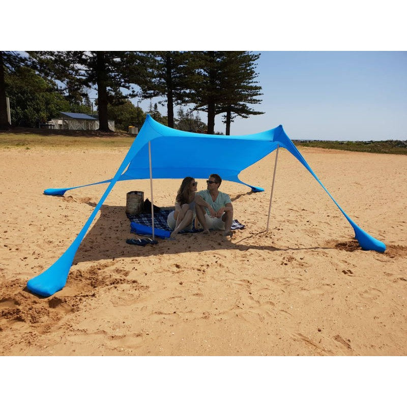 Portable sun shade beach tent shelter