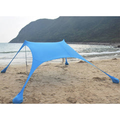 Portable sun shade beach tent shelter