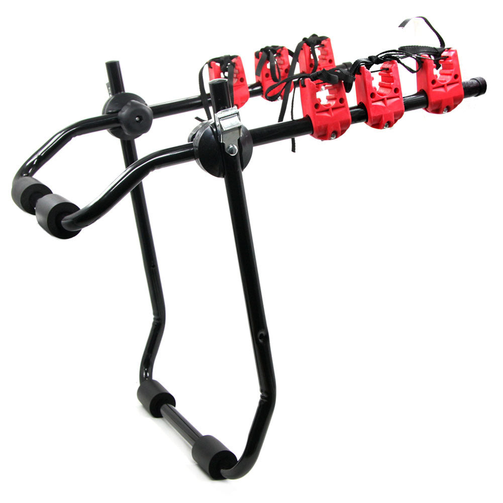 Car Trunk Bicycle Bike Carrier Rack 3 Bikes