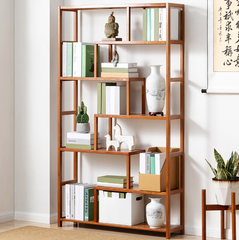 Geometry Bamboo Bookshelf