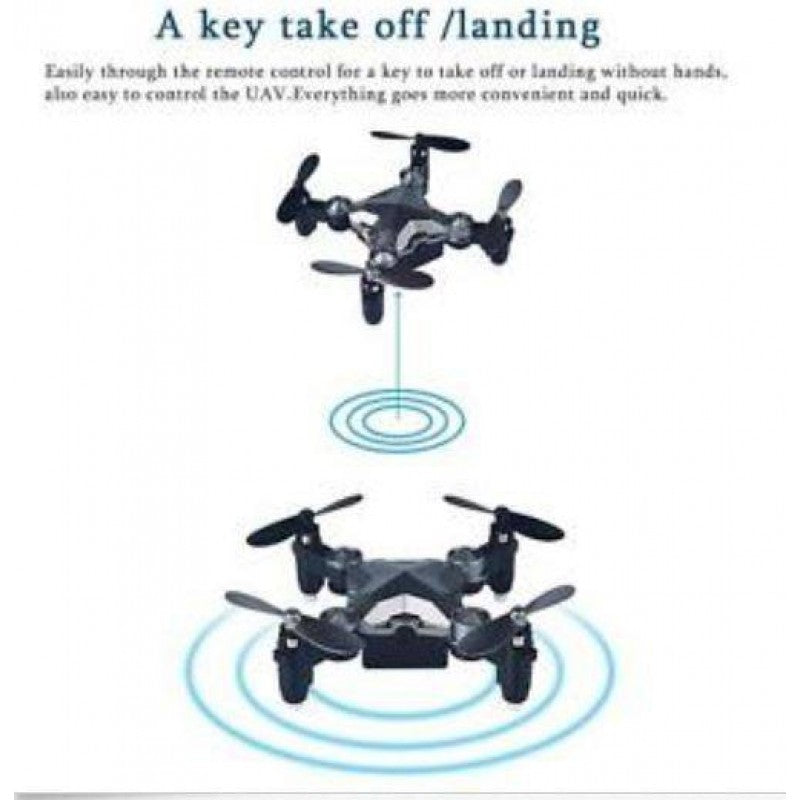 Foldable Pocket DRONE Watch Control 2.4GHz DH800