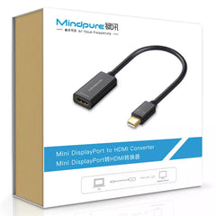 Mindpure  AD007 Mini Display Port to HDMI Converter 4Kx2K 30Hz - Black