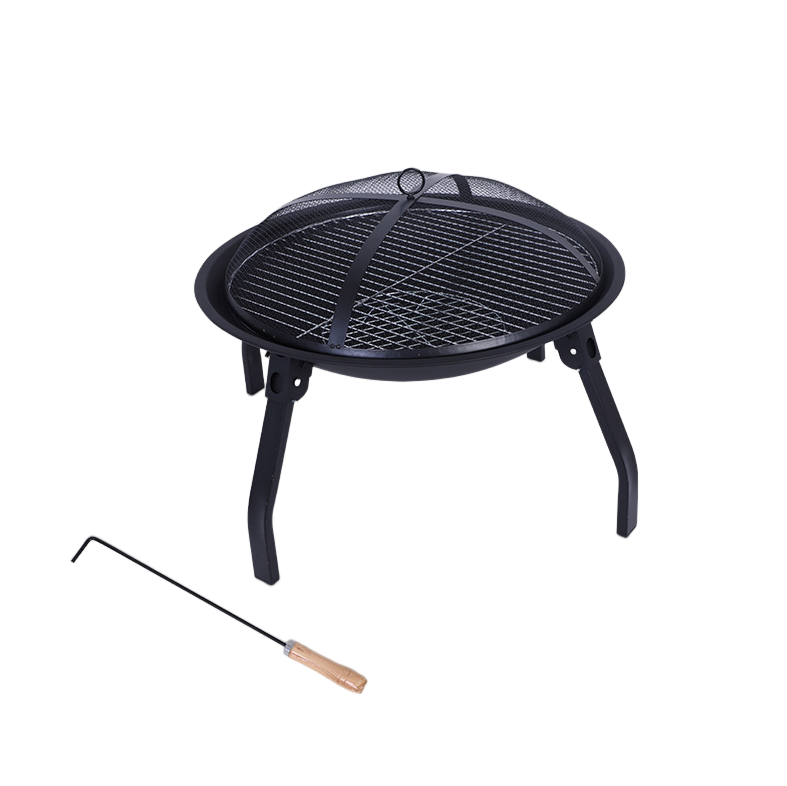 2-in-1 Foldable BBQ Firepit