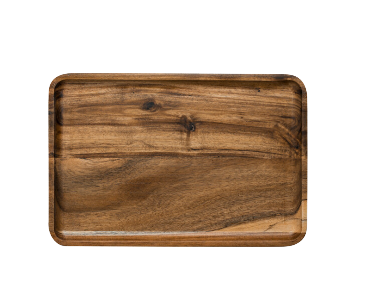 Yael Wooden Rectangle Plate