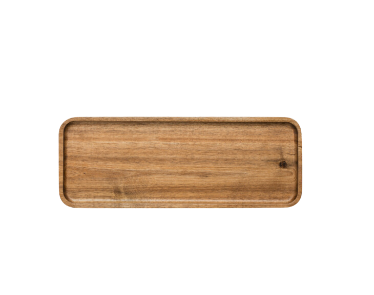 Yael Wooden Rectangle Plate