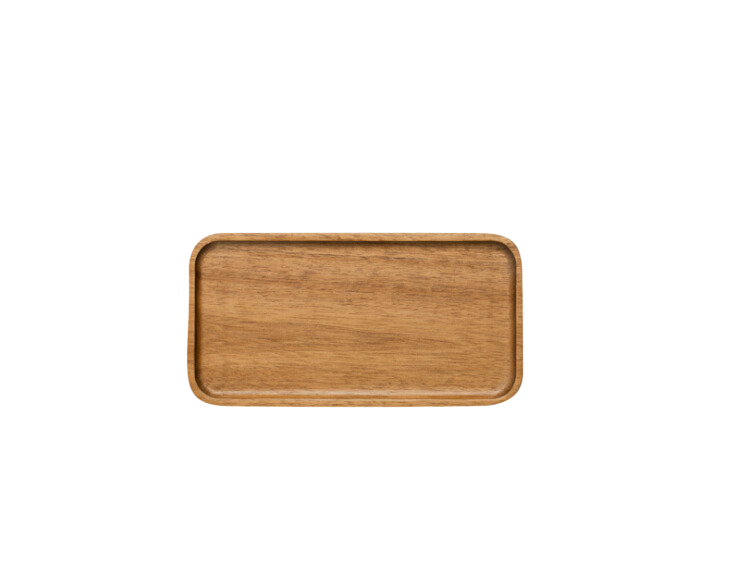 Yael Wooden Rectangle Plate