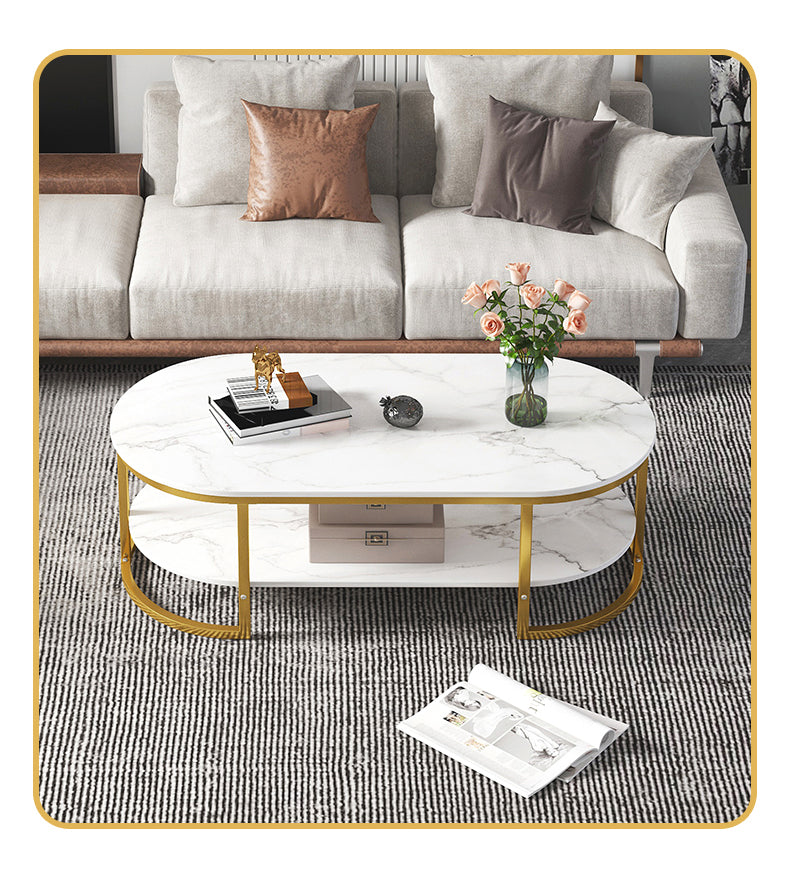 Rona Designer Golden Coffee Table