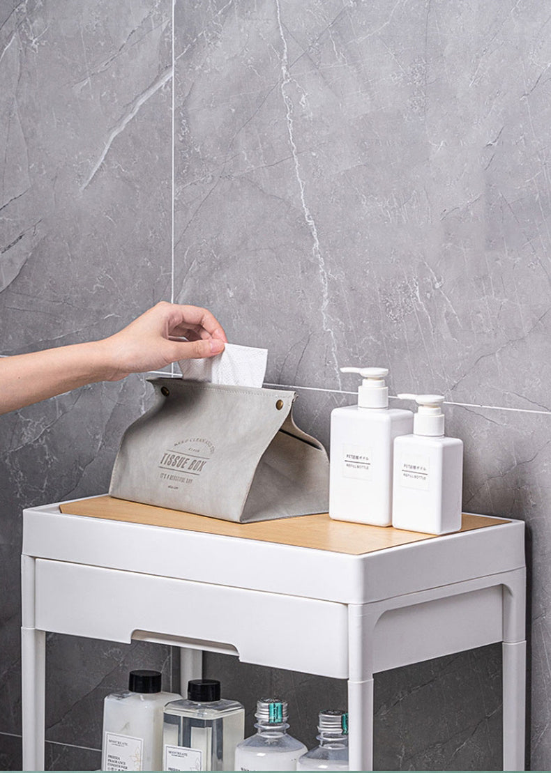 4 Tier Multifunctional Trolley Organiser with Drawer