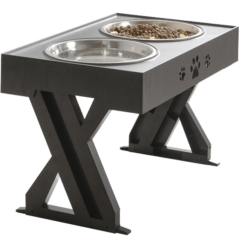 Heavy Duty Stainless Steel Pet Adjustable Feeding Desk