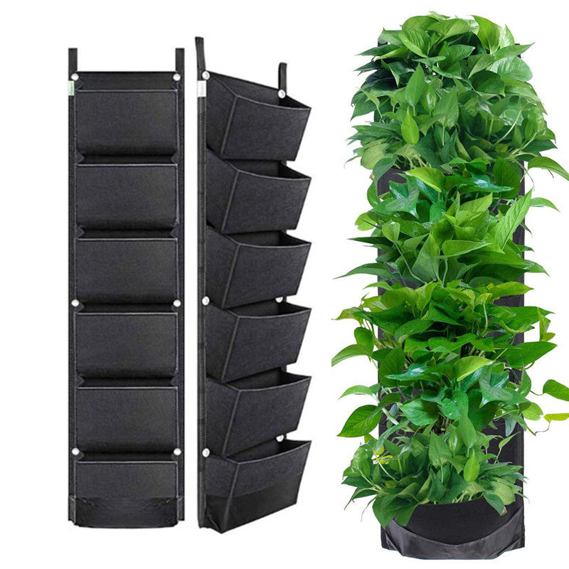 6 Pockets Vertical Hanging Garden Planter