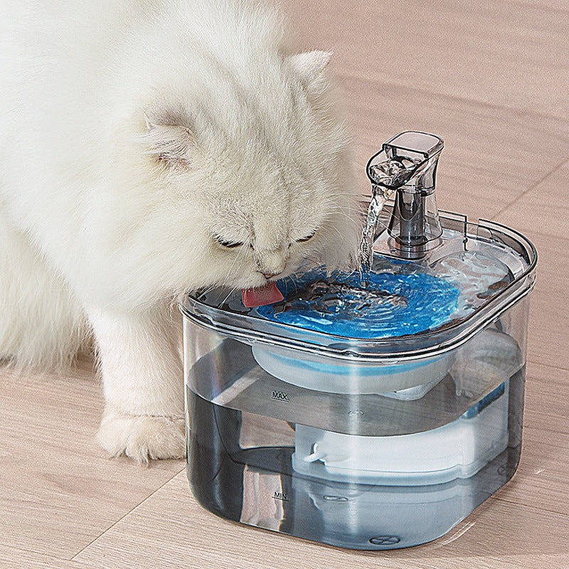 Automatic Pet Clear Cat Fountain