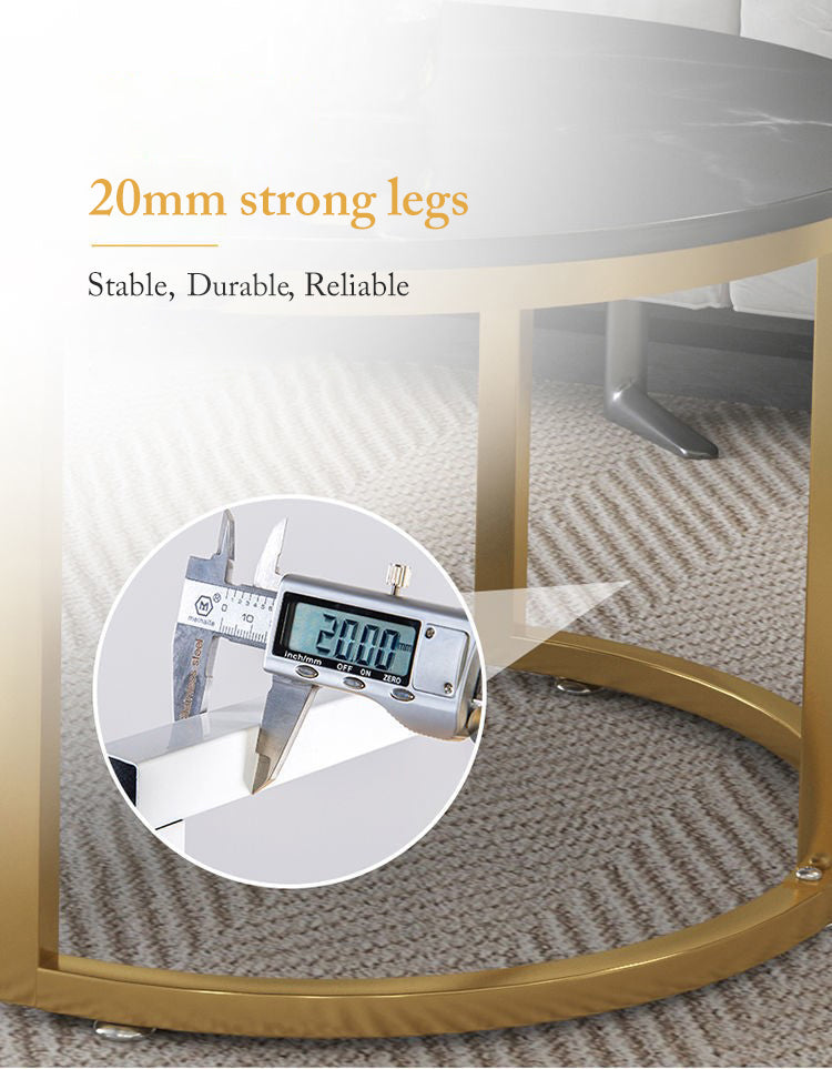 Rona Designer Golden Coffee Table