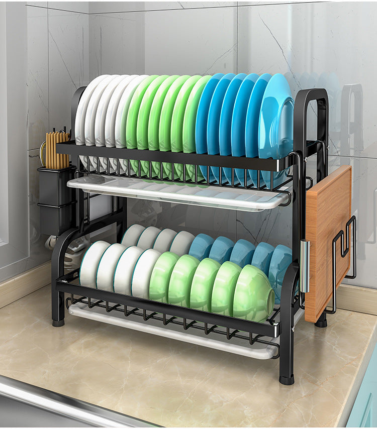 2 Tier Kitchen Dish Drying Rack