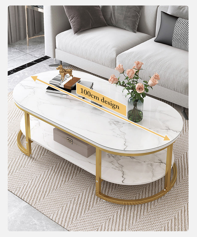 Rona Designer Golden Coffee Table