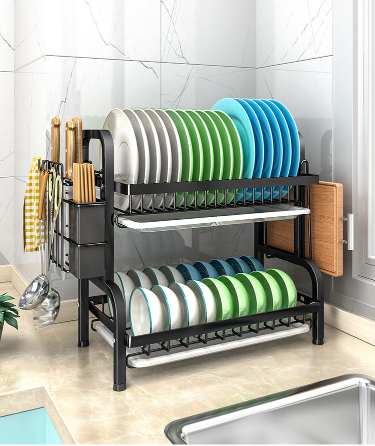 2 Tier Kitchen Dish Drying Rack