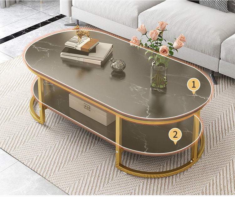 Rona Designer Golden Coffee Table
