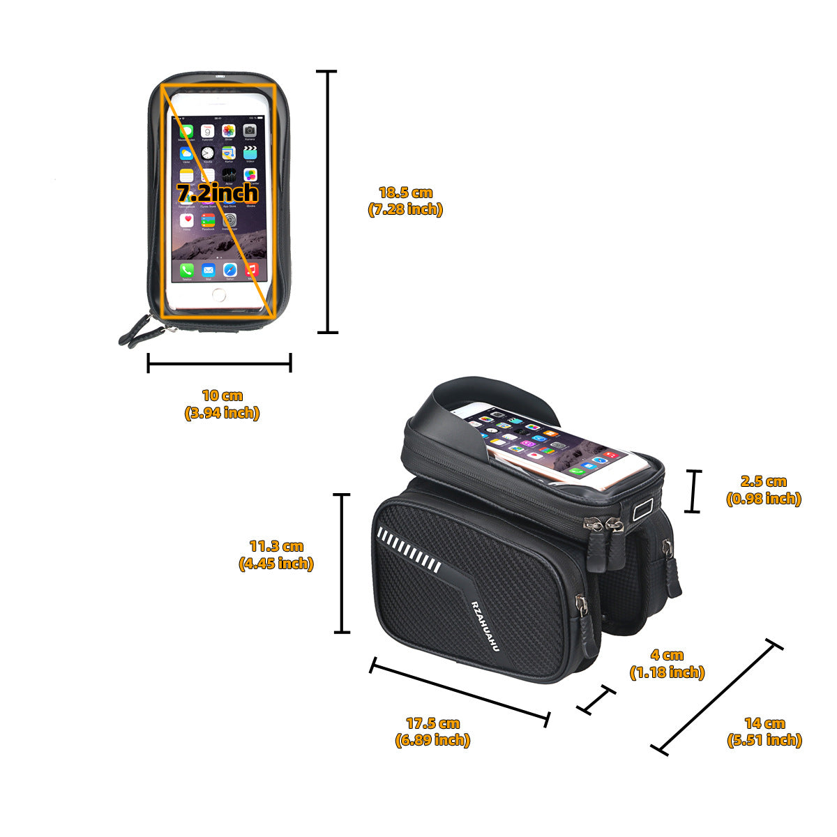 Waterproof Bicycle Phone Touch Screen Bag