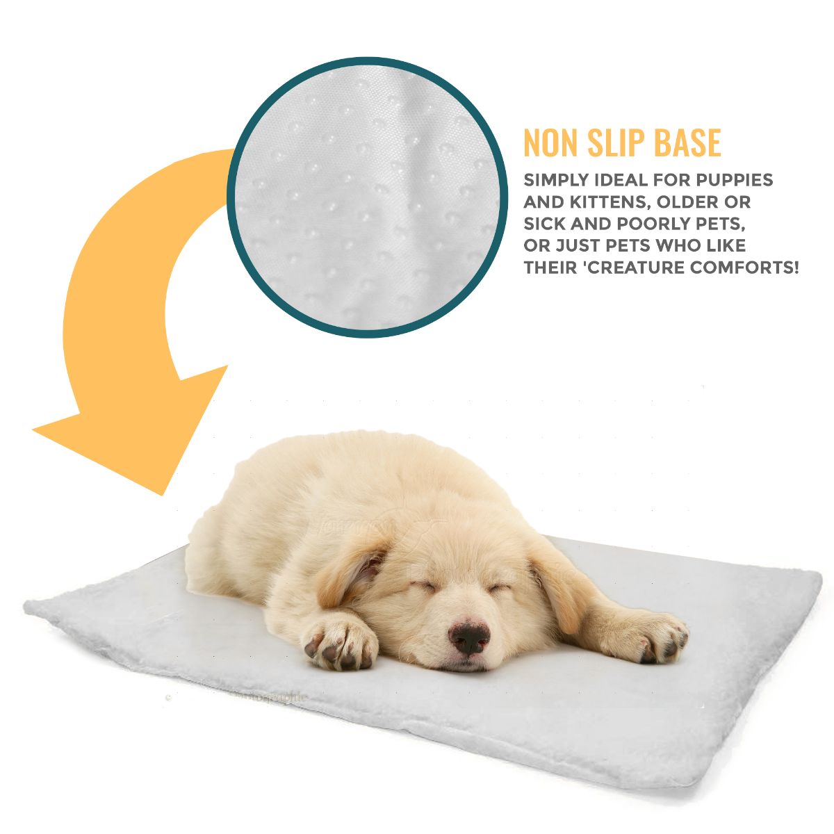 Washable self-heating Pet Snuggle Rug