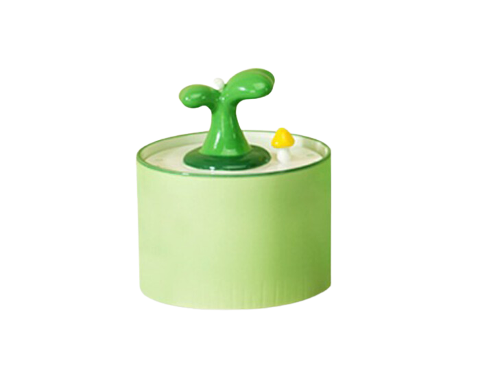 Ceramic Pet Water Fountain Green