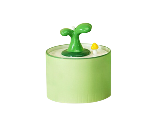 Ceramic Pet Water Fountain Green