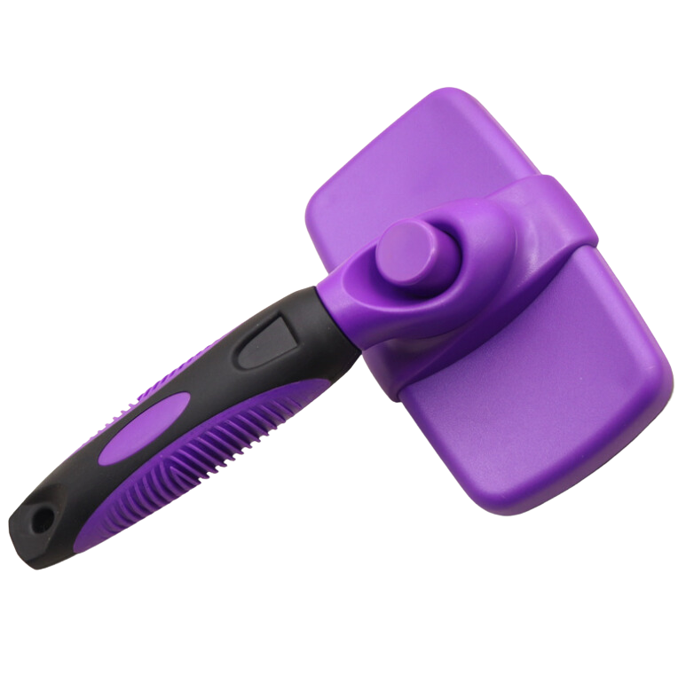 Pet Self-Cleaning Grooming Slicker Brush