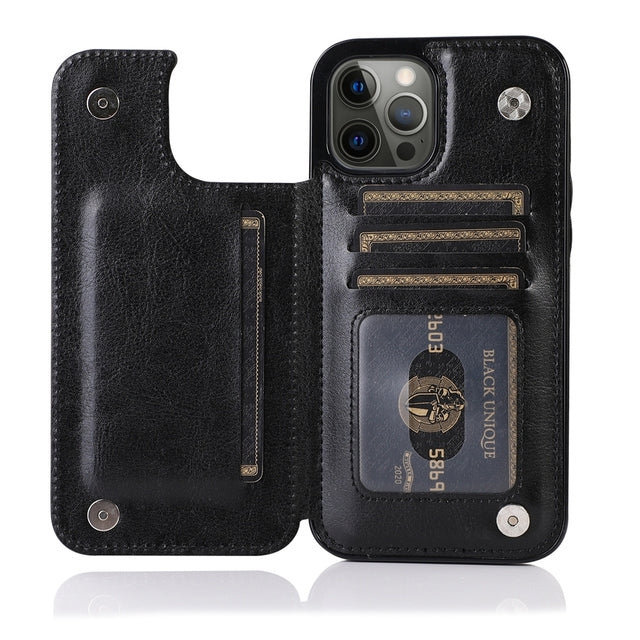 PU Leather Wallet Case with Card Slots Flip Cover for Samsung Note 10 Plus
