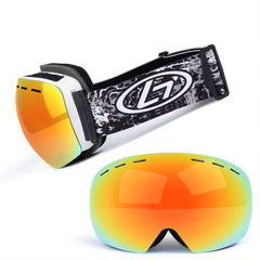 Anti-fog UV Ski Snowboard Snow Goggles Windproof Glasses