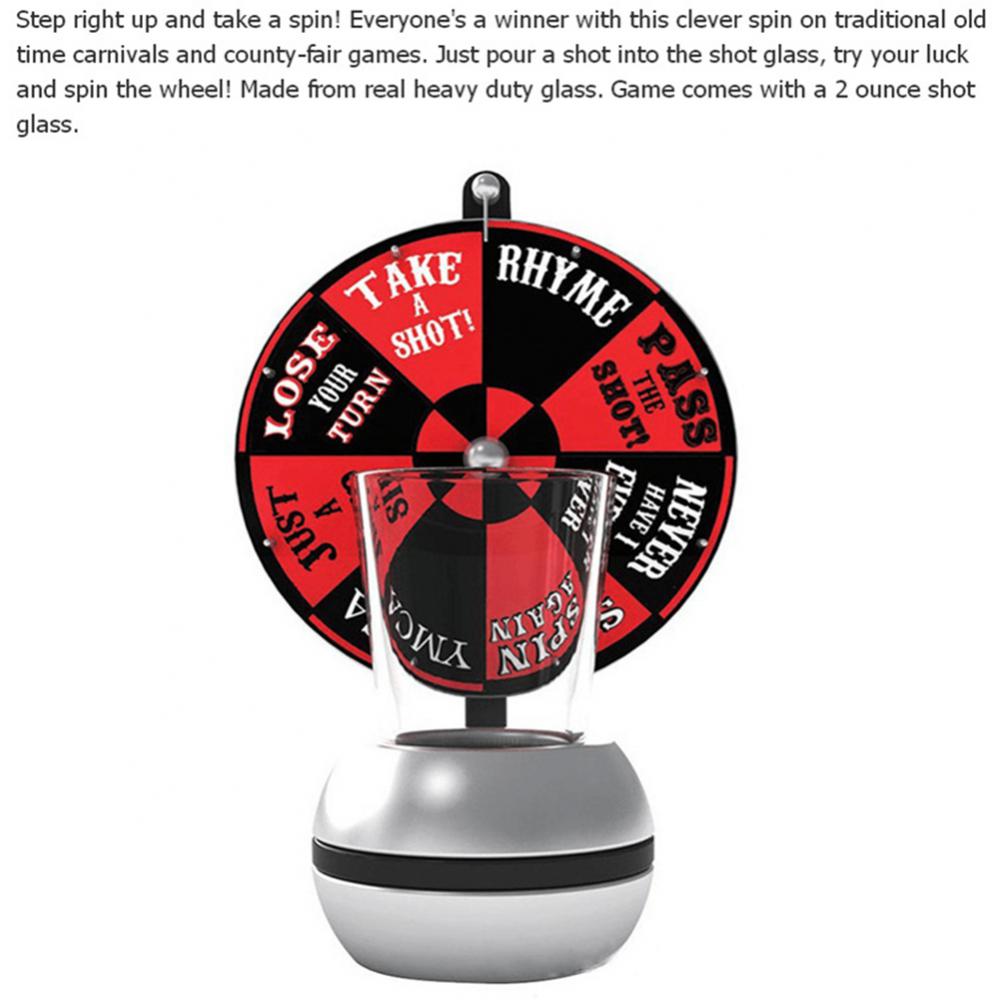 Wheel of Shots Drinking Party Game