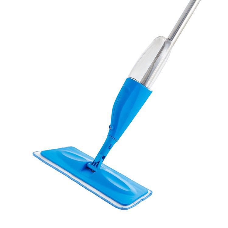 Mop With Built-in Water Spray Function and Refillable Bottle