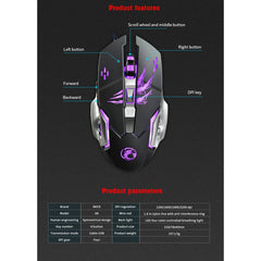 iMiCE A8 6 Keys Programing Gaming Mouse