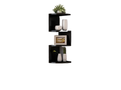 4-Tier Corner Wall Shelf