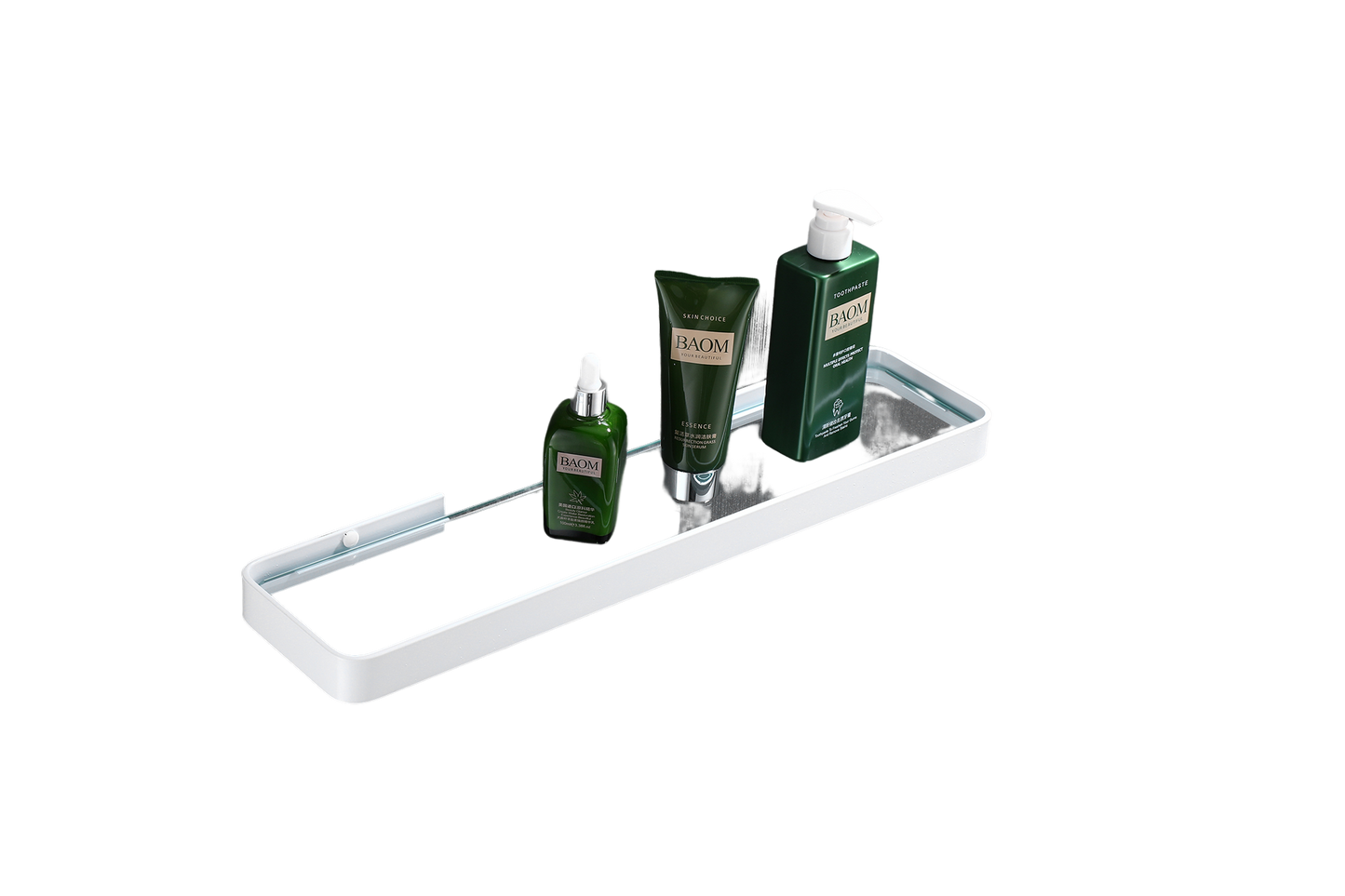Aluminium Glass Shelf 55cm