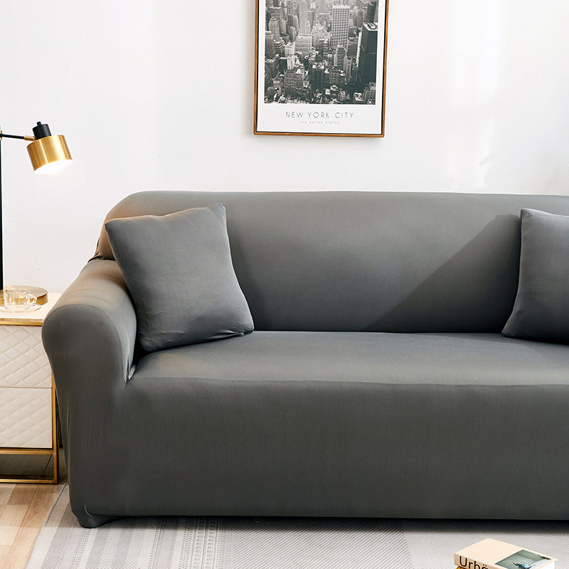 Sofa Cover Solid Grey