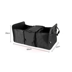 Foldable Cargo Storage Box for Car Black