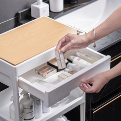 4 Tier Multifunctional Trolley Organiser with Drawer