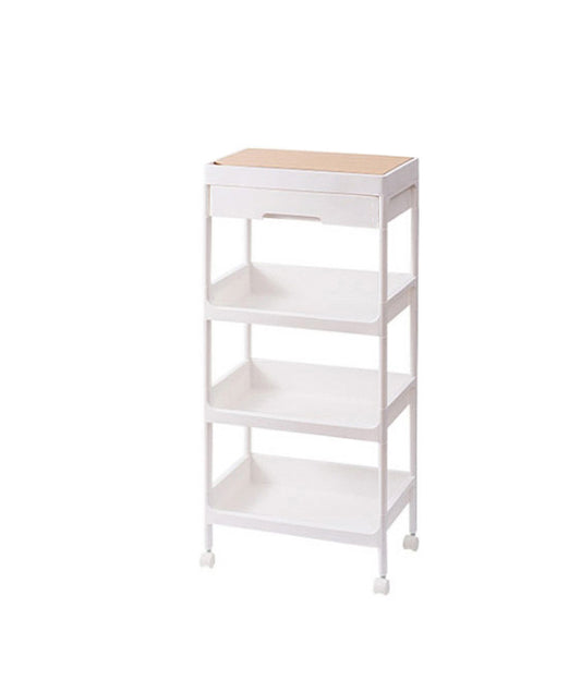 4 Tier Multifunctional Trolley Organiser with Drawer