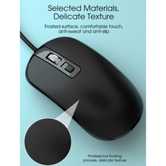 Langtu T4 Wired Silent Mouse