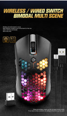 Free Wolf X2 Wireless/Wired 12000DPI Gaming Mouse