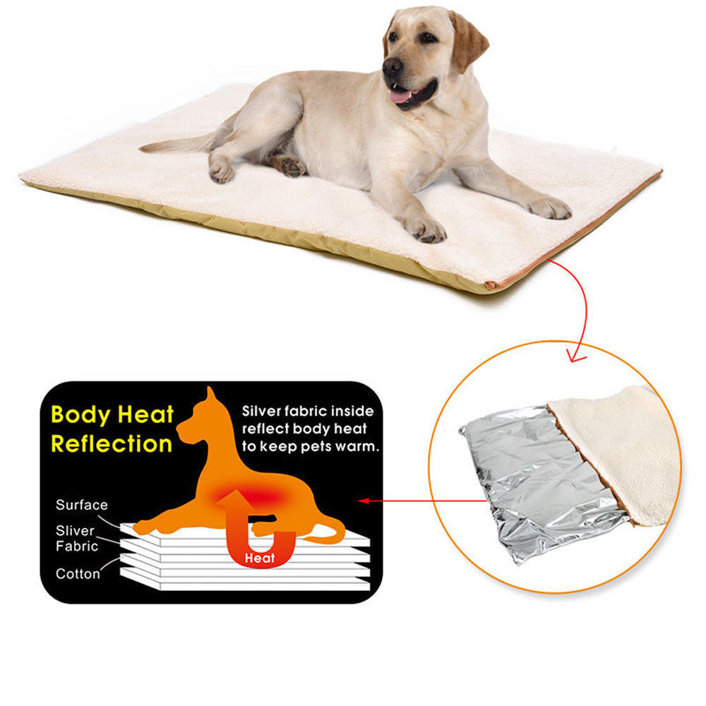 Washable self-heating Pet Snuggle Rug