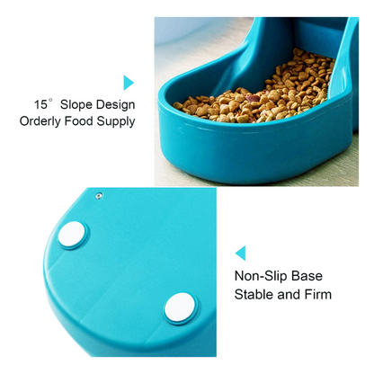 Smart Gravity Pet Food Feeding Purple