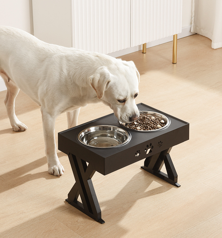 Heavy Duty Stainless Steel Pet Adjustable Feeding Desk