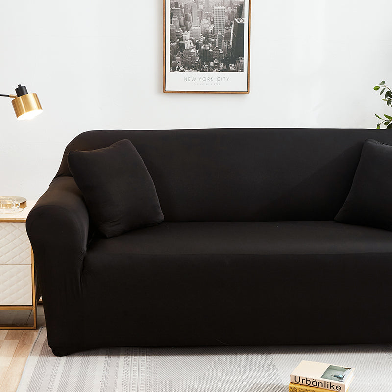 Sofa Cover Solid Black