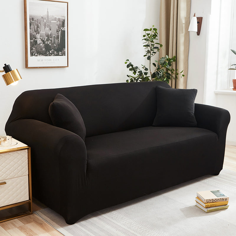 Sofa Cover Solid Black