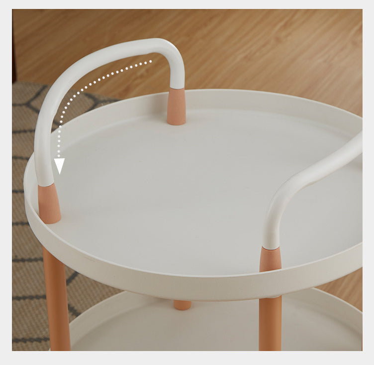 3 Tier Food Storage Kitchen Beverage Trolley White