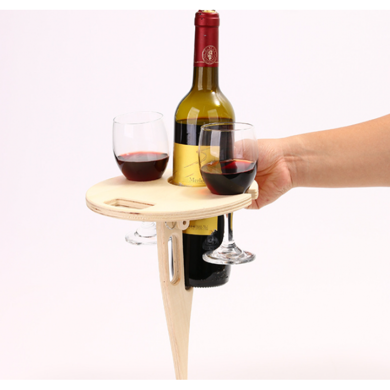 Foldable Outdoor Wine Table