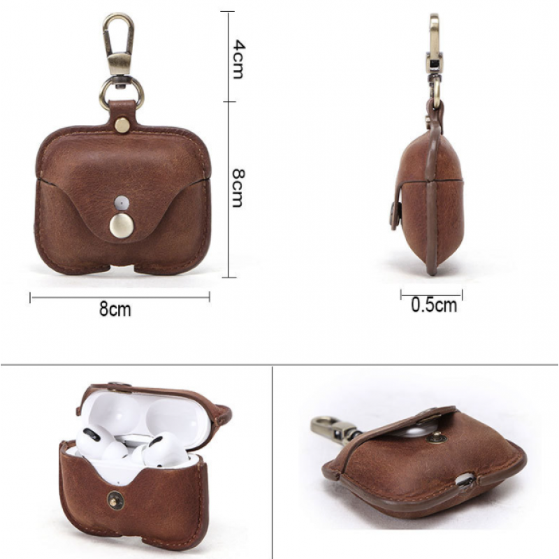 Oxford Genuine Leather AirPods Pro 1 / 2 / 3 Case