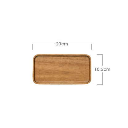Yael Wooden Rectangle Plate